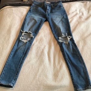 Levi’s 721 High Rise Skinny in Rugged Indigo